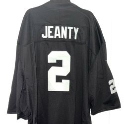 4XL - RAIDERS #2 ASHTON JEANTY JERSEY