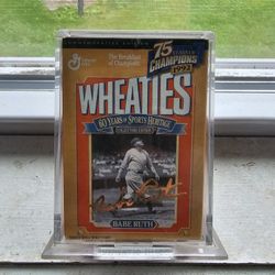 Babe Ruth 24kt Wheaties Collectible 