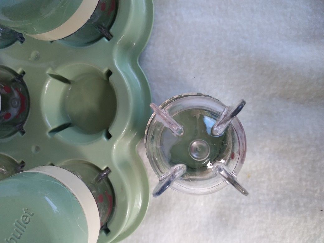 Baby Bullets Storage Jars By Nutrabullet 6 Jars Storage Tray for Sale