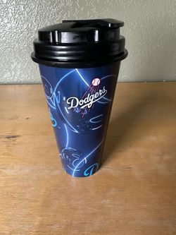 🔥 LA Dodgers Travel Coffee Cup — Perfect for Fans on the Go! ⚾☕