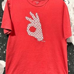 Paul Frank Polka Dot Hand Art Shirt 