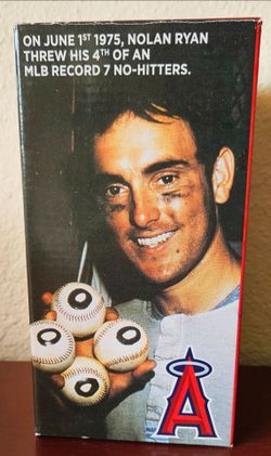 Nolan Ryan Bobblehead  4th No-Hitter California Angels MLB Commemorative
