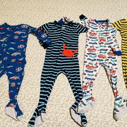 4 Baby Boy Pajamas (18–24 Months) – Carter’s / Simple Joys