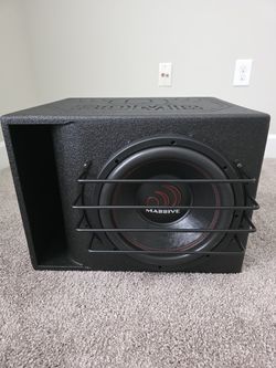 Car 10 inch subwoofer in a box