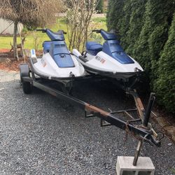 2- Jetskis/Trailer/Run Great