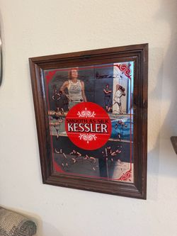 Kessler Whiskey Bar Mirror Sign