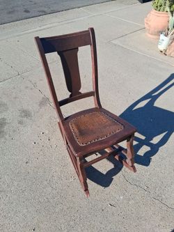 Vintage rocking chair.