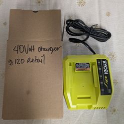 RYOBI 40 Volt Charger New