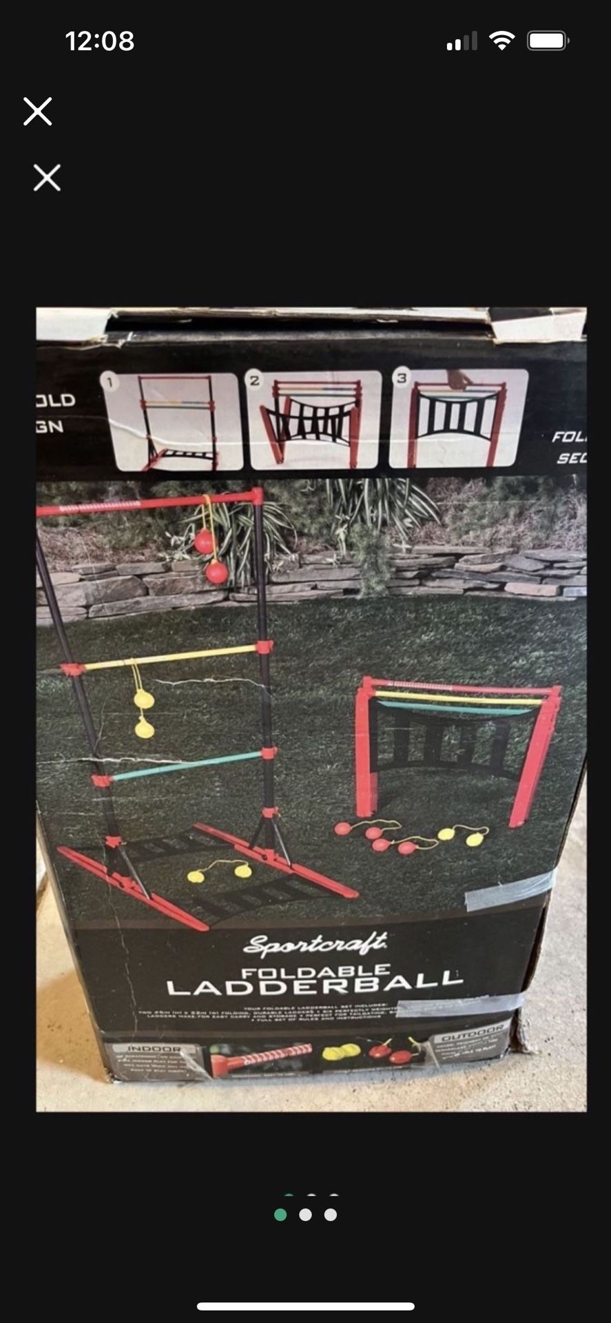 Toys - Ladderball Game - Foldable & great for backyard or beach 