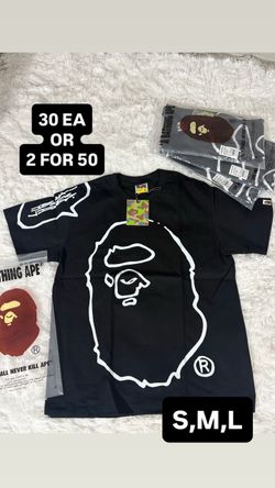 A Bathing Ape BAPE Graphic T-Shirt Black