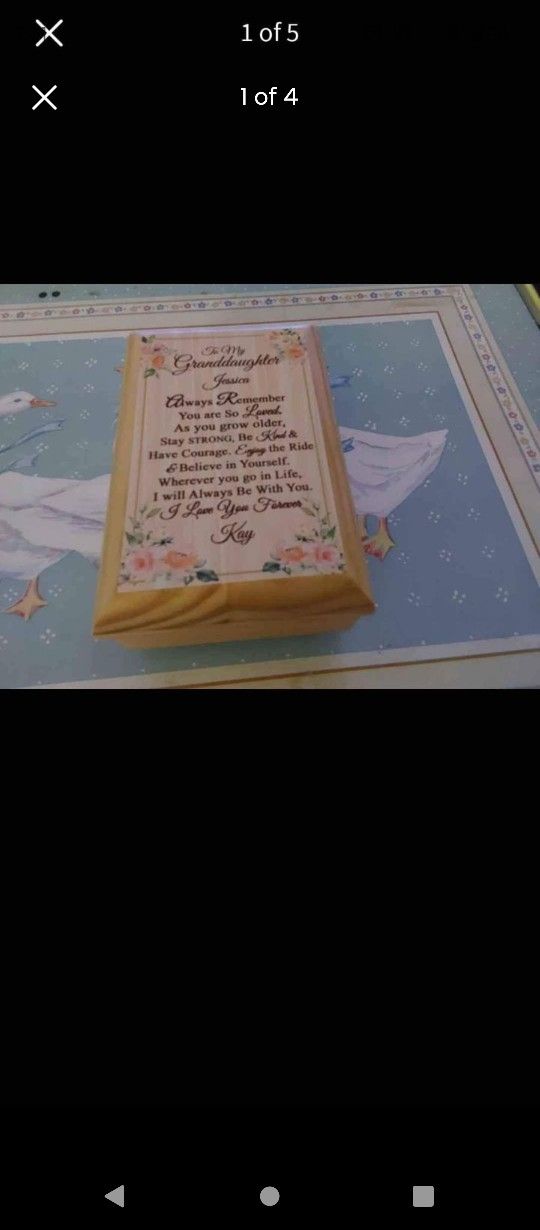 Music Box Jewelry Box Combo