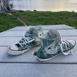 Chuck Taylor Converse Tropical Green High Tops 