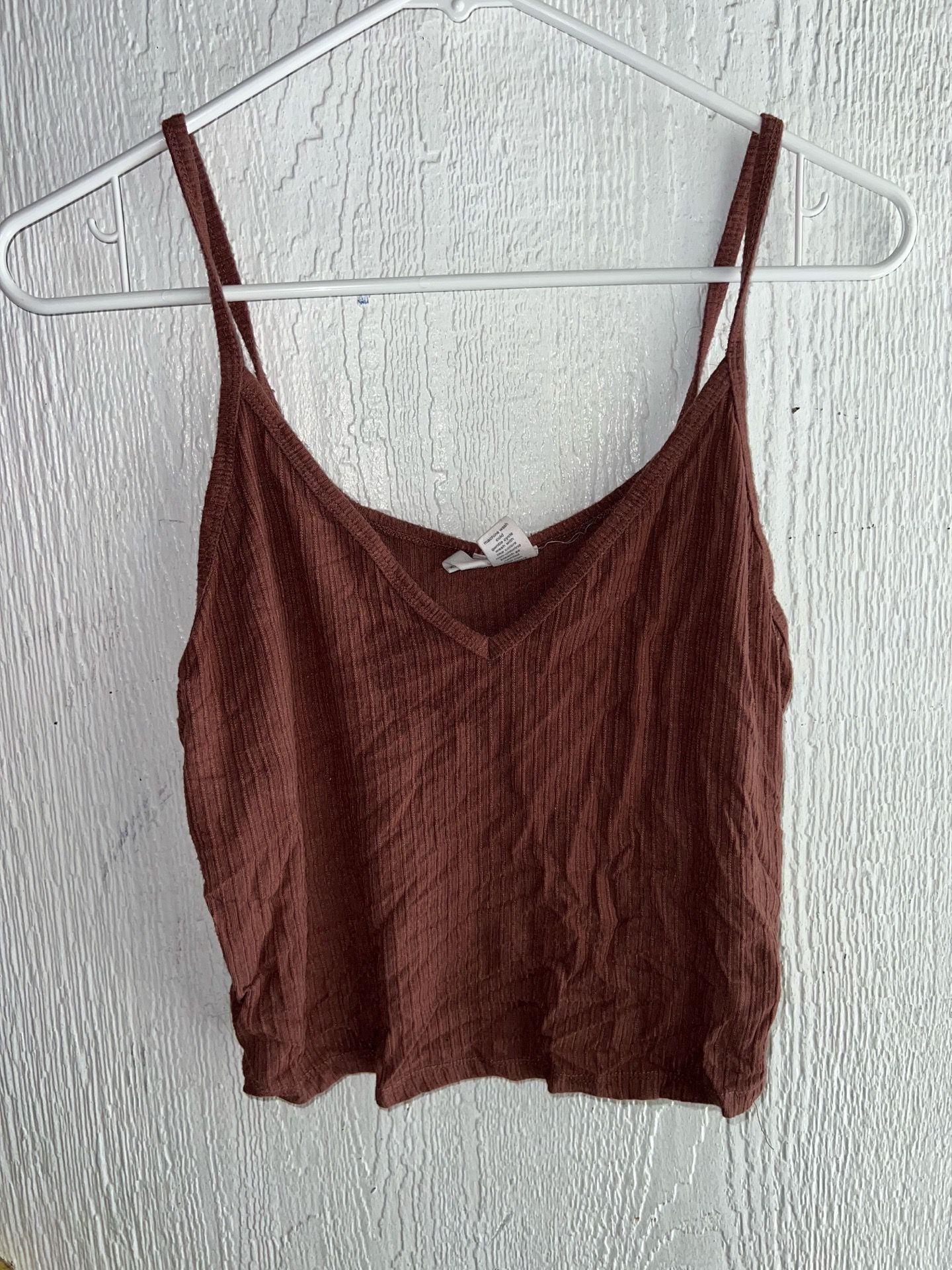 Brown tank top