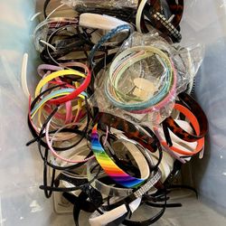 Box of misc headbands 