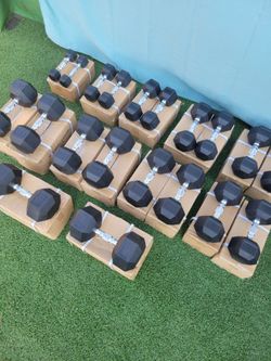 5-50 DUMBBELLS SET