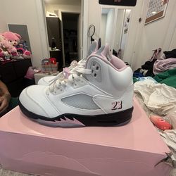 Pink Jordan 5