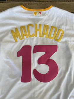 Manny Machado Jersey NEW Mens Medium White City Connect San Diego Padres  for Sale in Palm Desert, CA - OfferUp