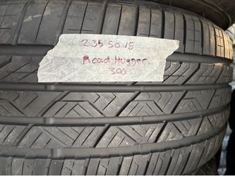 235-50-18 RoadHugger All season Tires 300$ Mounted and Balanced Alignment Included with Purchase of Tires Located at 1305 Preston Ave Pasadena Tx 7750