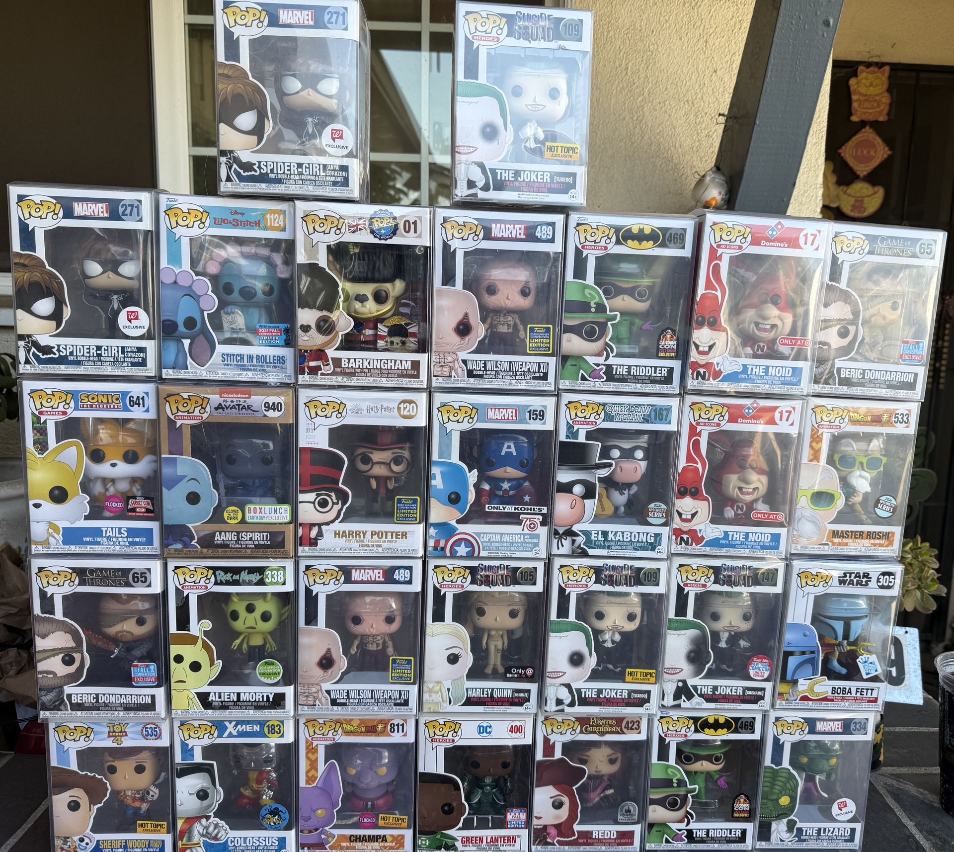 Funko Pop! Assorted Lot Of 30……$150