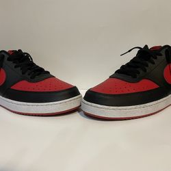 Nike Court Vision Low University Red And Black
