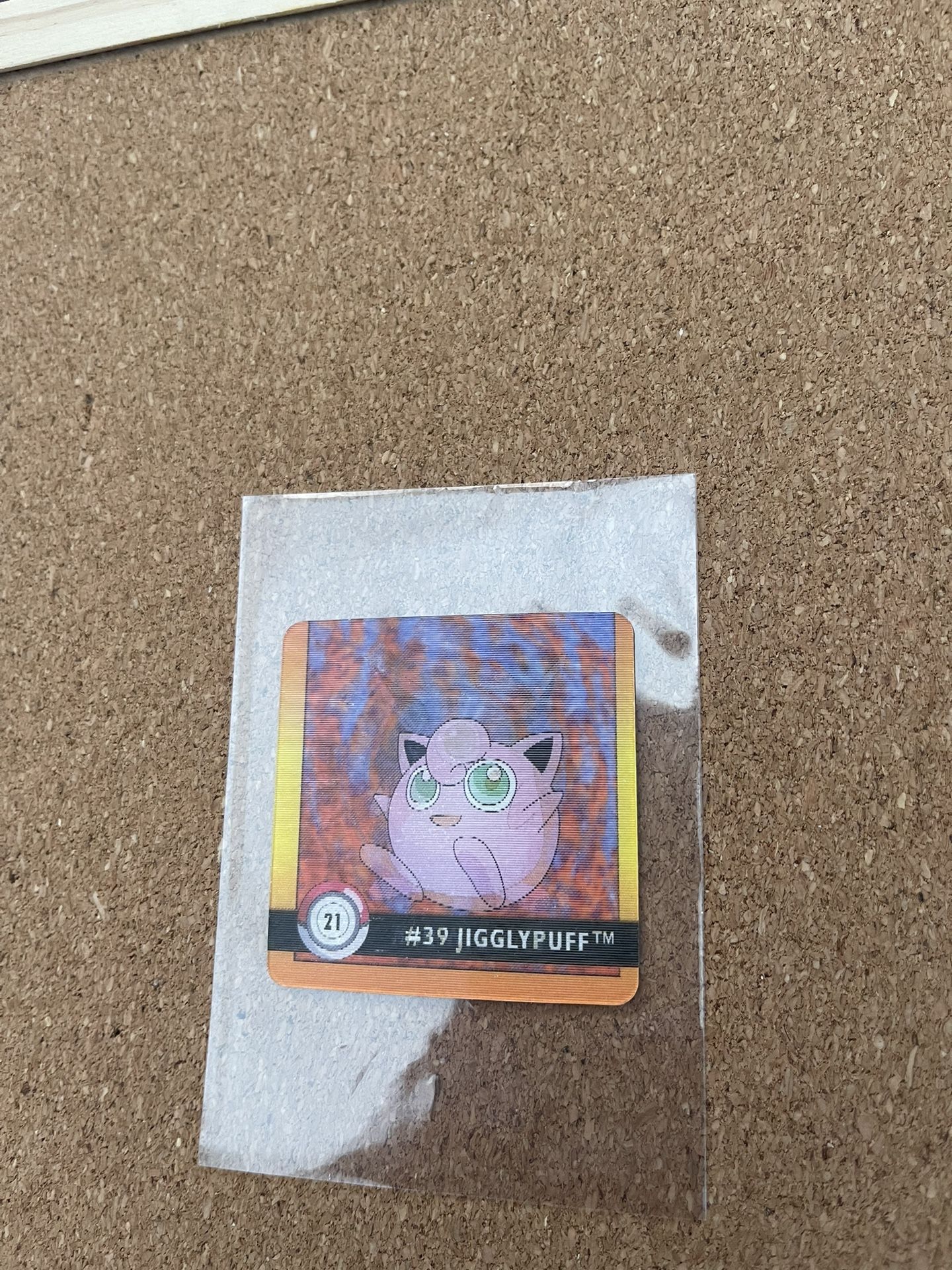 Pokemon 3D Action Flipz Jigglypuff Wiggly Tuff