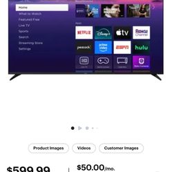 58” Inch Roku Tv