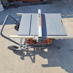 15 Amp 10 in. Portable Corded Pro Jobsite Table Saw with Stand