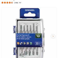 Dremel 729-01 11 PC Carving/Engraving Accessory Micro Kit