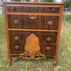 Antique  Wooden Chest 42x 34