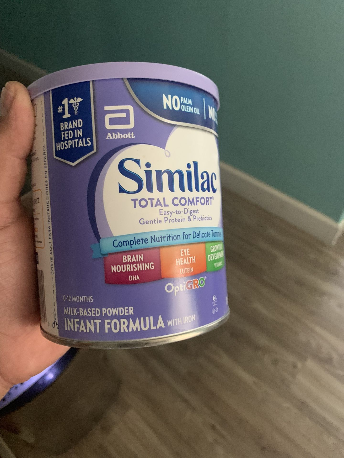 Baby Formula Purple Can.
