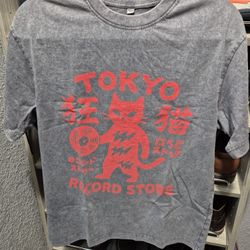 Tokyo Record Store, Small Tee Shirts. New Not Worn.