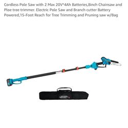 Cordless Pole Saw 