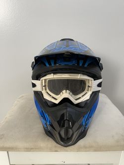 HJC CL-X6 OffRoading Helmet & Oakley Goggles 
