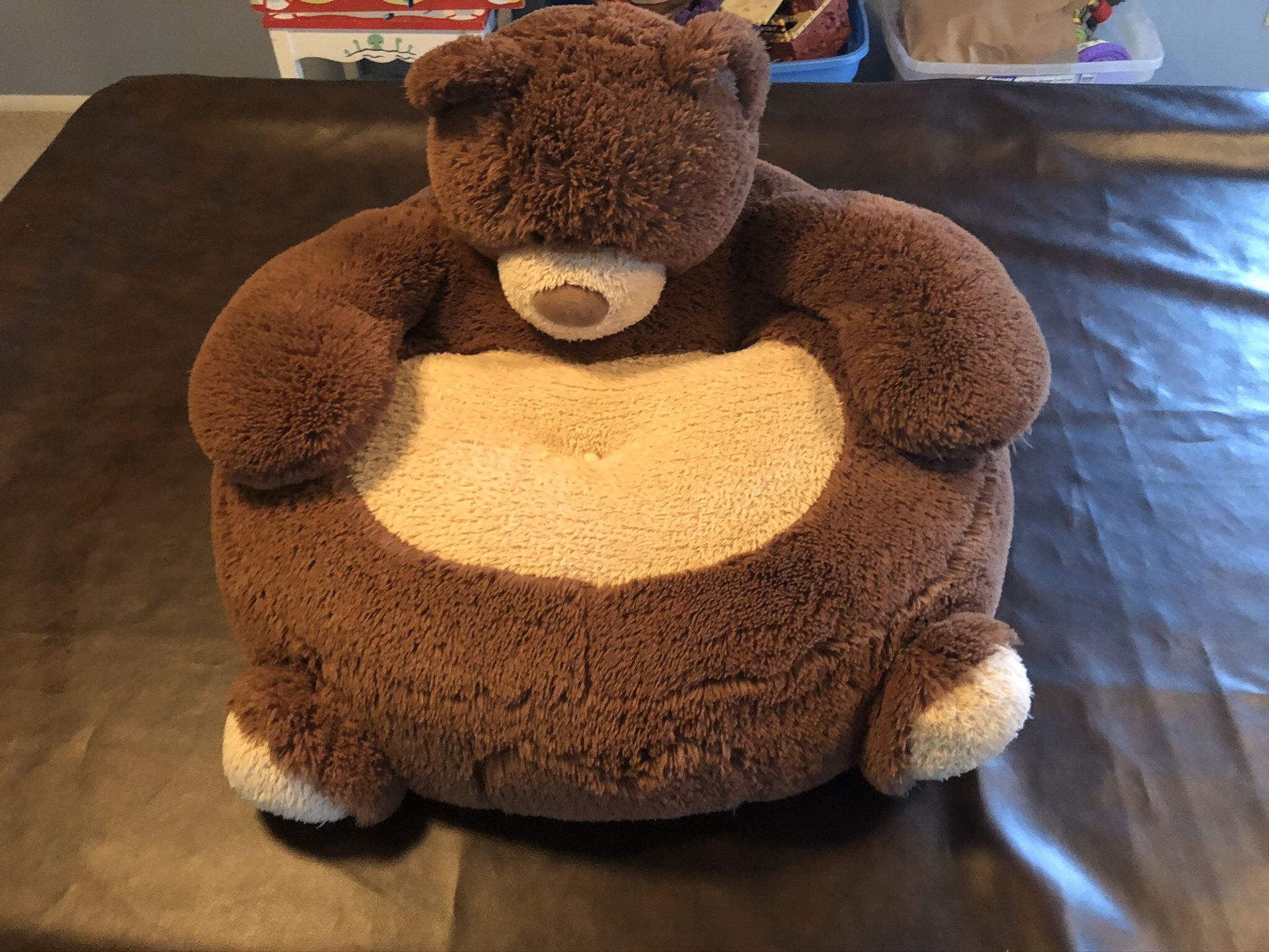 Stuffed bear chair