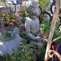 Heavy Concrete Yard Decor