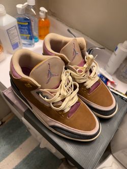 Jordan 4 brown/purple