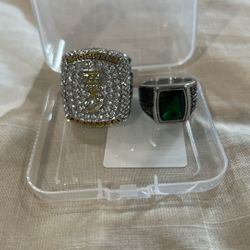 Men’s Rings Stainless Steel Size 10