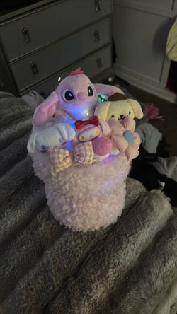 light up sanrio & stich bouquet