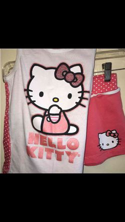 Hello kitty outfit girls 6x