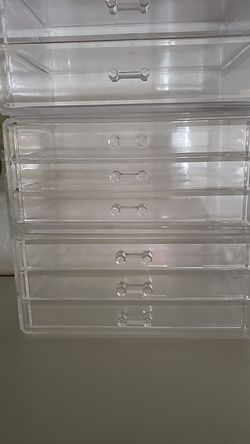3 drawer acrylic organizer x2