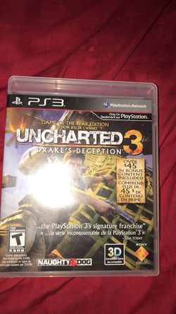 Uncharted 3 game of the year edition PS3