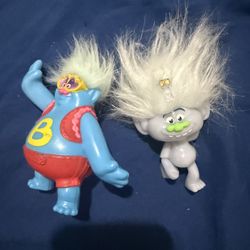Trolls World Tour Action Figures 2 Pieces Guy Diamond,  Tiny Diamond 2020 Biggie