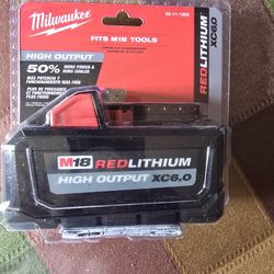 Milwaukee M18 6.0 Red Lithium Battery
