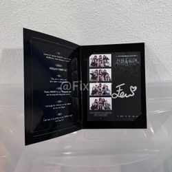 EVERGLOW E:U Signed 2024 Pulse & Heart US LATAM Tour Official Postcard