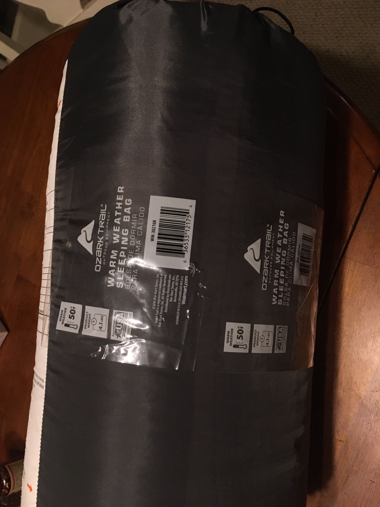 Ozark trail sleeping bag - factory certified