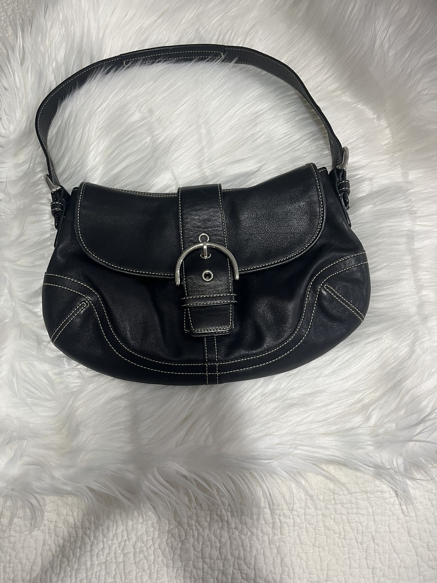 Coach Black Leather Bag