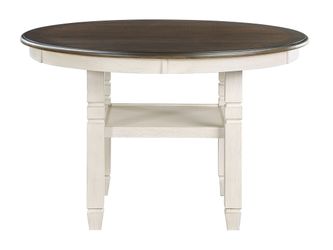 Asher Brown / Antique White Dining Table