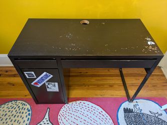 FREE – Functional Desk with Drawers & Storage Cabinet (Well Used)