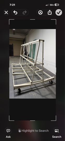 Double sided glass window rack