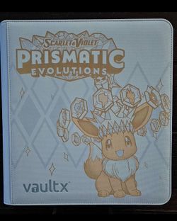 Pokémon Prismatic Evolutions Custom Binder